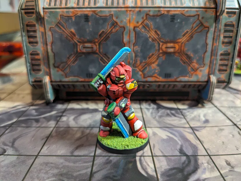 Bộ Sưu Tập Chiến Binh Không Gian 28mm (Không Cần Support) - 8 Tư Thế - Image 7