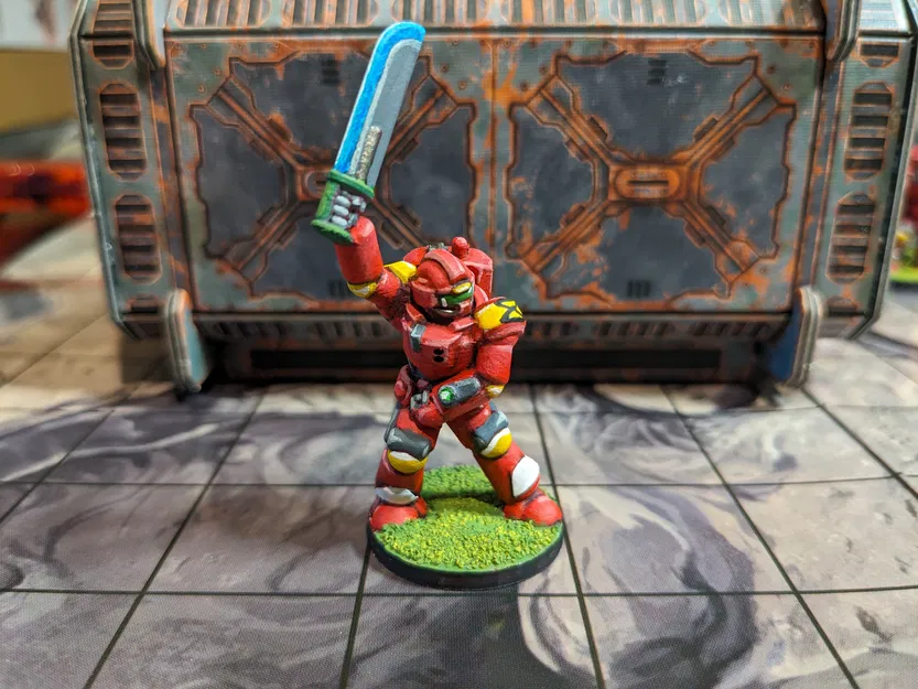 Bộ Sưu Tập Chiến Binh Không Gian 28mm (Không Cần Support) - 8 Tư Thế - Image 8