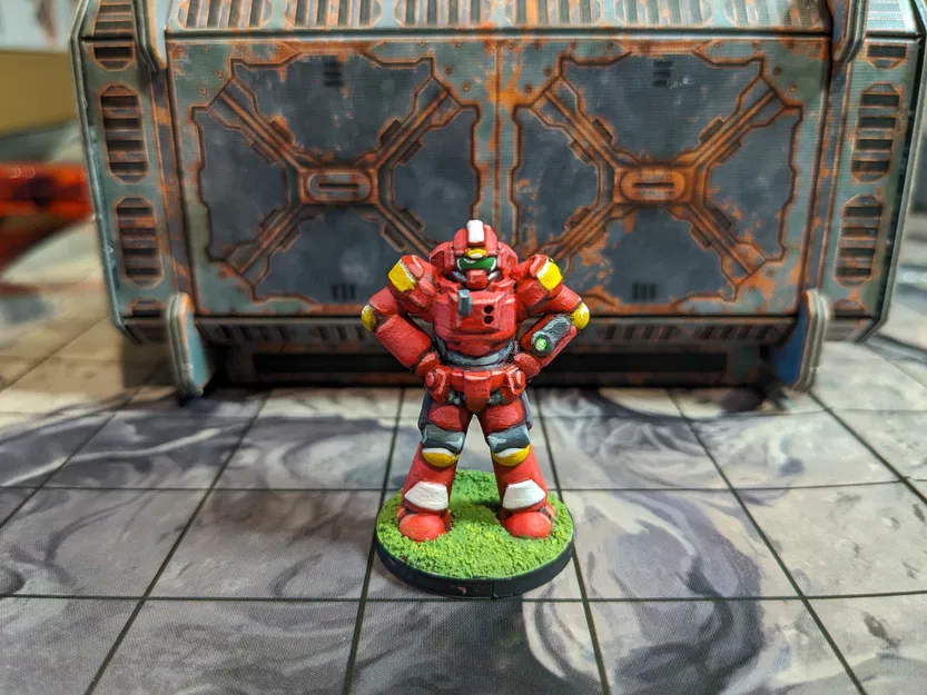 Bộ Sưu Tập Chiến Binh Không Gian 28mm (Không Cần Support) - 8 Tư Thế - Image 10