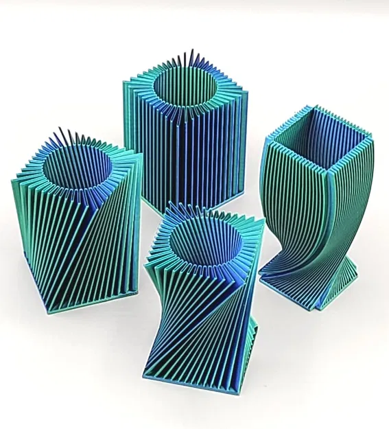 Bình hoa dạng vây, tường đơn linh hoạt - Image 1