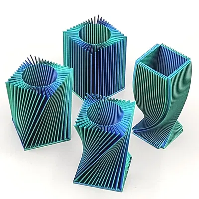 Bình hoa dạng vây, tường đơn linh hoạt