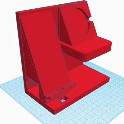 Đế sạc 3D cho điện thoại và Apple Watch (Hỗ trợ Gridfinity)