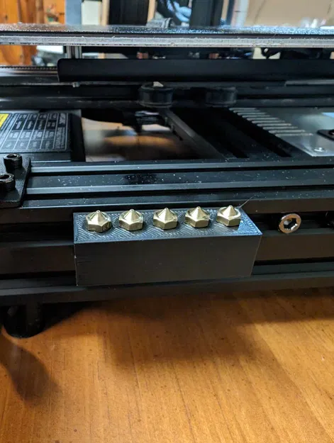 Khay gắn thanh ray đựng nozzle cho máy in 3D AnyCubic Kobra 2 - Image 1