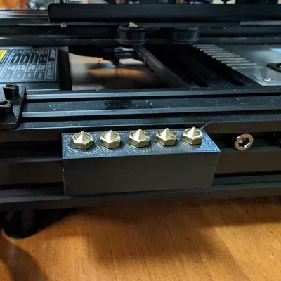 Khay gắn thanh ray đựng nozzle cho máy in 3D AnyCubic Kobra 2