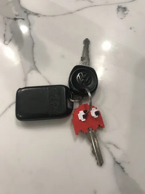 Vỏ bọc chìa khóa hình con ma PAC-MAN - Image 2