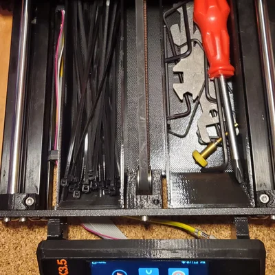 Khay lưu trữ dưới gầm bàn in cho Prusa MK 3.5/MK 3.9/MK4