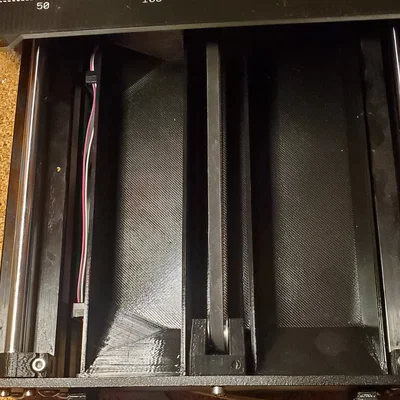 Khay lưu trữ dưới gầm bàn in cho Prusa MK 3.5/MK 3.9/MK4