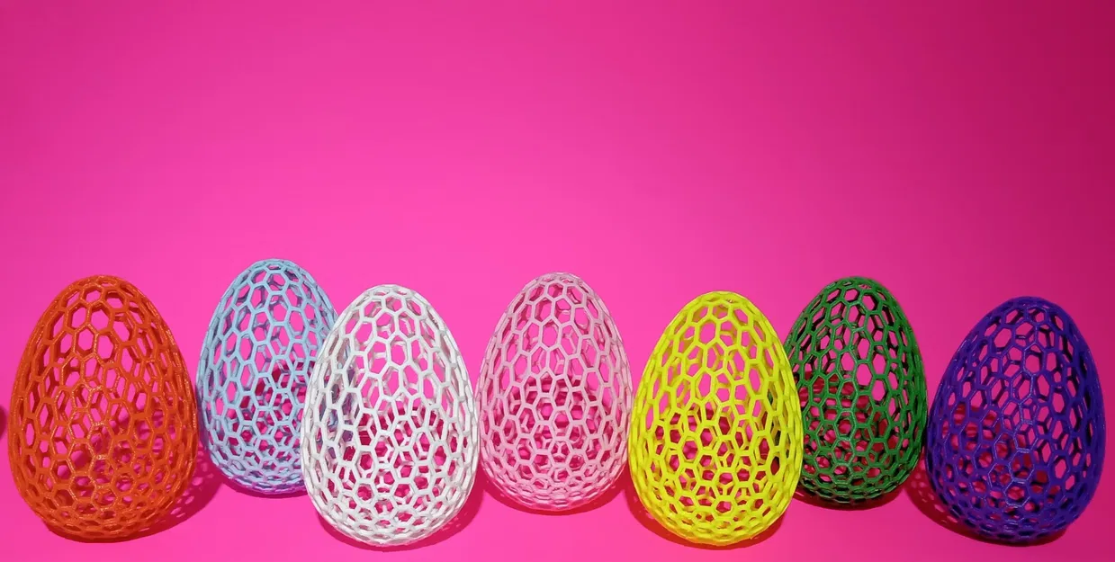 Geodesic Icosahedron Egg: Quả trứng trang trí 3D độc đáo cho lễ Phục sinh - Image 1