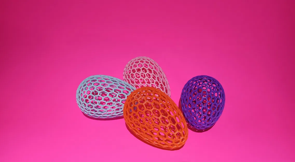 Geodesic Icosahedron Egg: Quả trứng trang trí 3D độc đáo cho lễ Phục sinh - Image 2