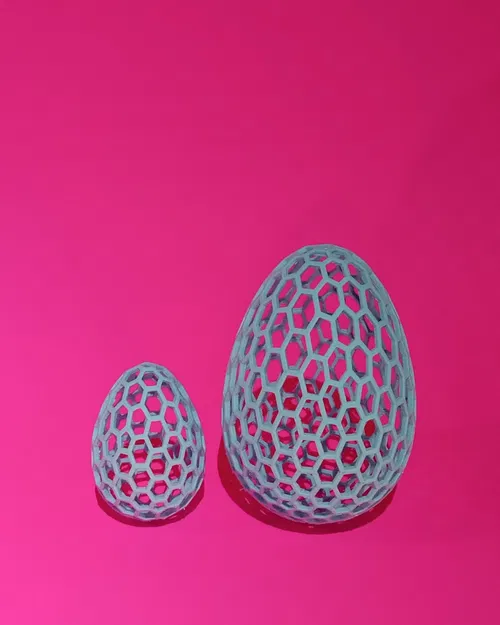 Geodesic Icosahedron Egg: Quả trứng trang trí 3D độc đáo cho lễ Phục sinh - Image 3
