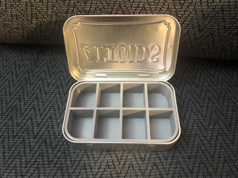 Khay chia 8 ngăn cho hộp thiếc Altoids - Image 1