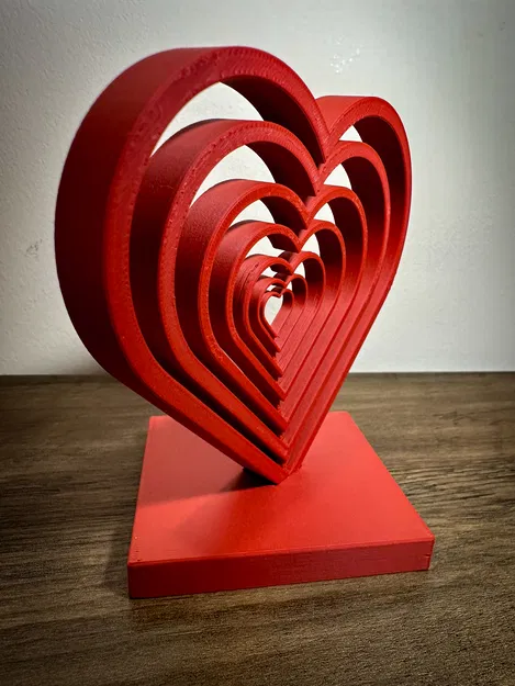 Concentric Heart - Trái tim đồng tâm 3D - Image 2