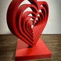 Concentric Heart - Trái tim đồng tâm 3D - Thumbnail 2