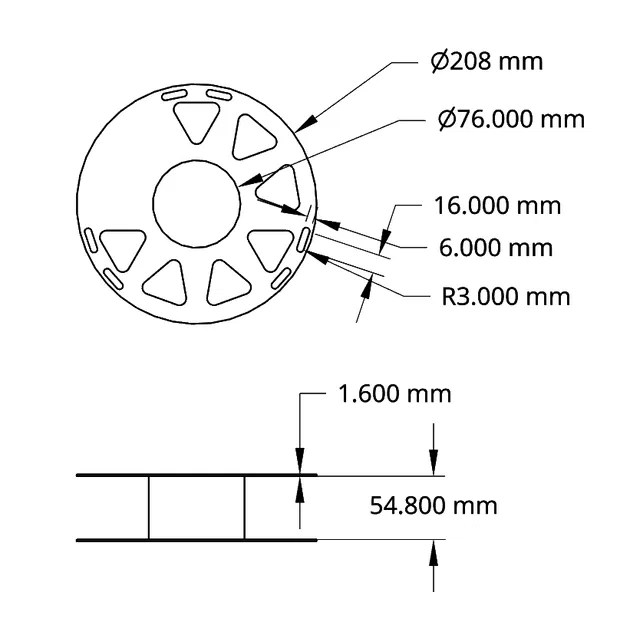 Ngăn kéo đựng đồ tận dụng lõi cuộn nhựa Printalot (in chế độ Vase) - Image 9