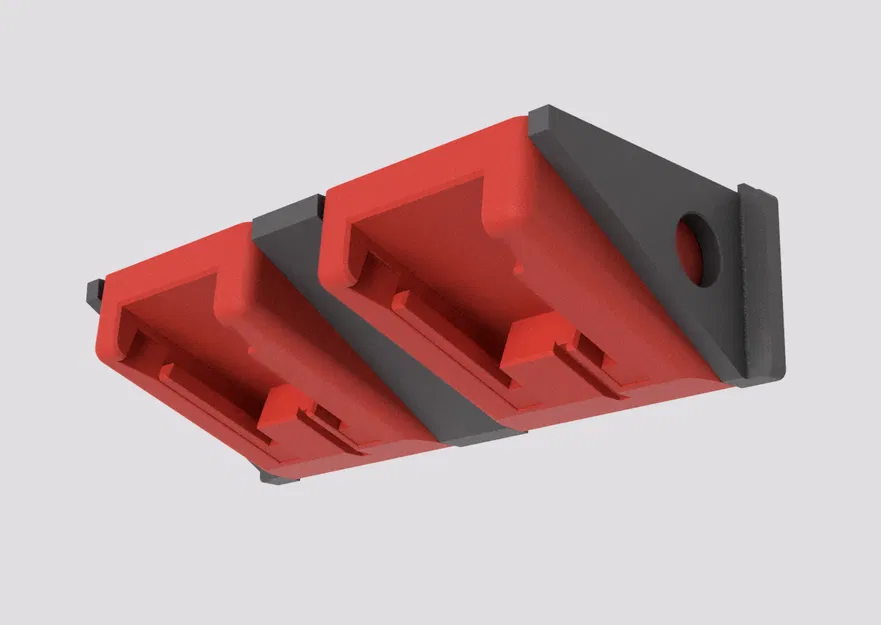 Giá treo pin Milwaukee M18 cho hệ thống bảng Wall Control DDD - Image 1