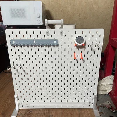 Movable Skadis: Giải pháp bảng treo di động cho Bambu A1 mini