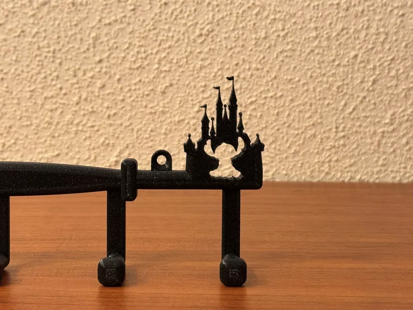 Móc treo chìa khóa phong cách Disney Castle cực đẹp - Image 2