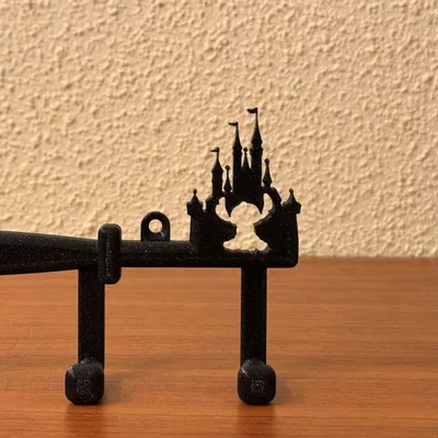 Móc treo chìa khóa phong cách Disney Castle cực đẹp