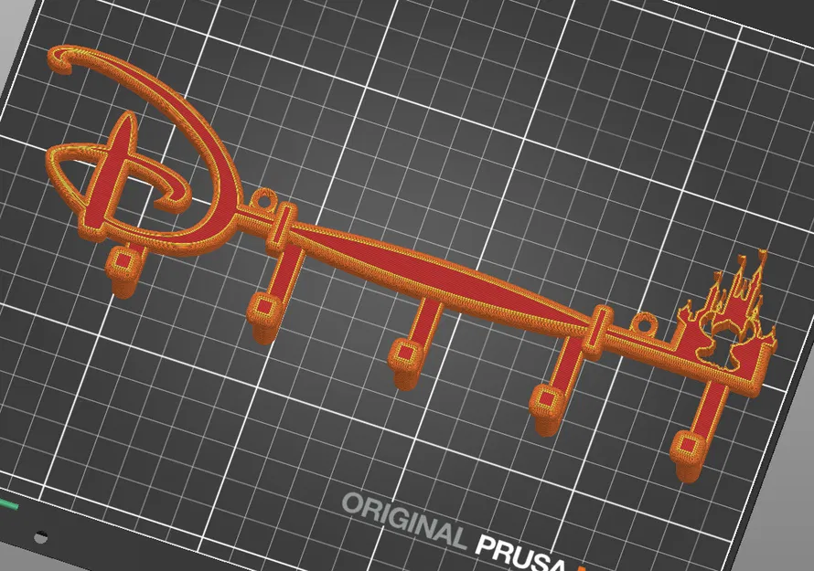 Móc treo chìa khóa phong cách Disney Castle cực đẹp - Image 5