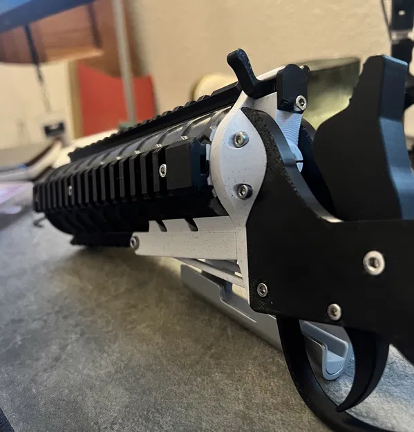 Nòng súng phóng rocket/lựu đạn CO2 190mm với 4 đường ray Picatinny - Image 1