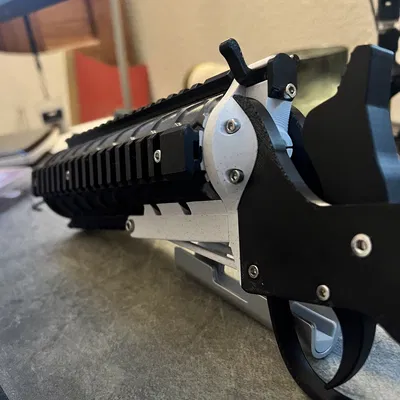 Nòng súng phóng rocket/lựu đạn CO2 190mm với 4 đường ray Picatinny