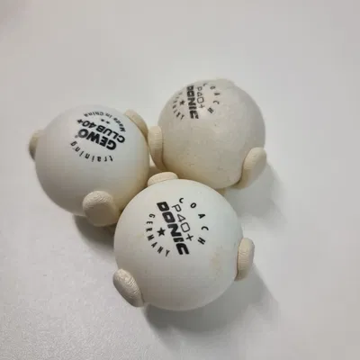 Giá đỡ bóng bàn 3 vị trí (Ping Pong - Bälle Holder) in 3D cực tiện lợi