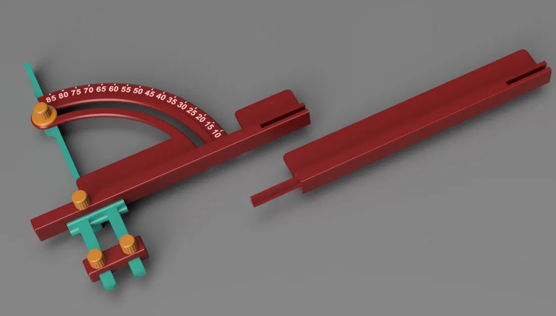 Bộ Thước đo góc và Thanh dẫn hướng cưa đa năng cho xưởng mộc của bạn - Image 2