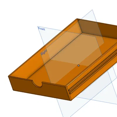 Ngăn kéo gắn dưới bàn làm việc phong cách tối giản