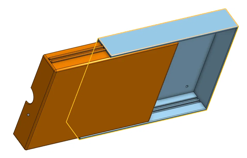 Ngăn kéo gắn dưới bàn làm việc phong cách tối giản - Image 4