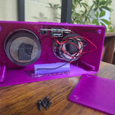 Vỏ loa 3D Bluetooth mini cho mô-đun TG-113 tự lắp ráp