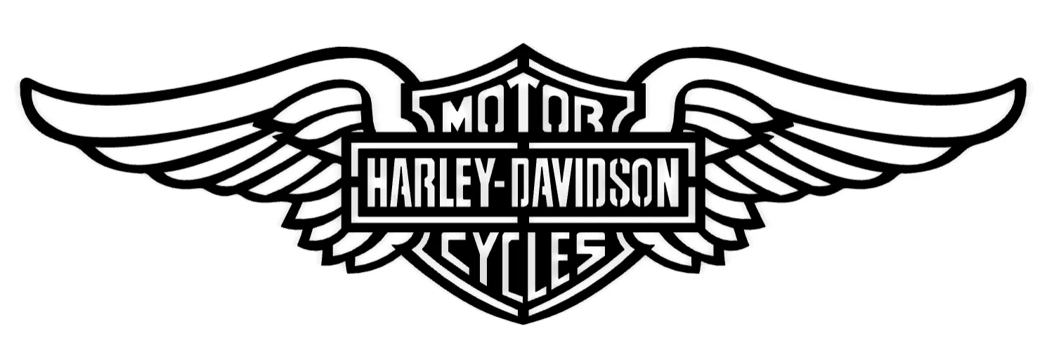 Mô hình trang trí logo Harley-Davidson in 3D cực chất - Image 1