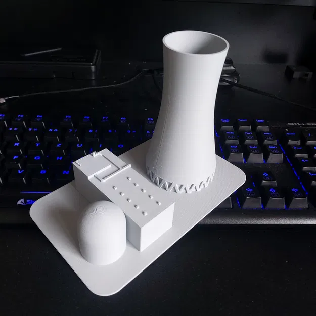 Mô hình nhà máy điện hạt nhân 3D - Thiết kế mini độc đáo - Image 1