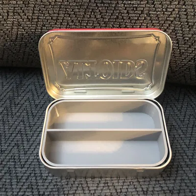 Khay chia ngăn 2 ngăn dọc cho hộp Altoids