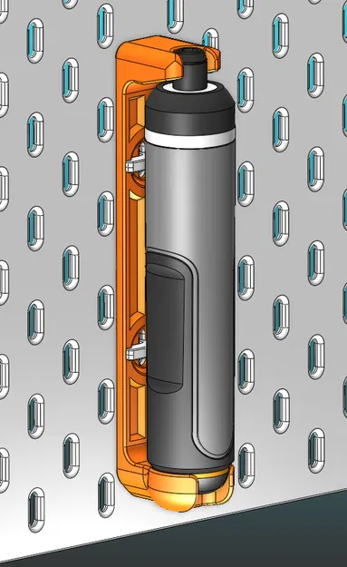 Giá treo máy vặn vít WORX WX242 cho bảng Skadis (Hệ thống T-Clip) - Image 1