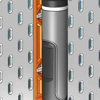 Giá treo máy vặn vít WORX WX242 cho bảng Skadis (Hệ thống T-Clip)