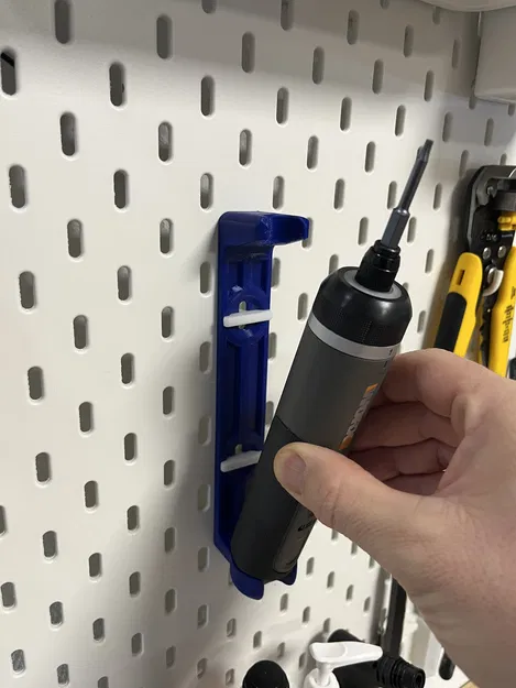 Giá treo máy vặn vít WORX WX242 cho bảng Skadis (Hệ thống T-Clip) - Image 5