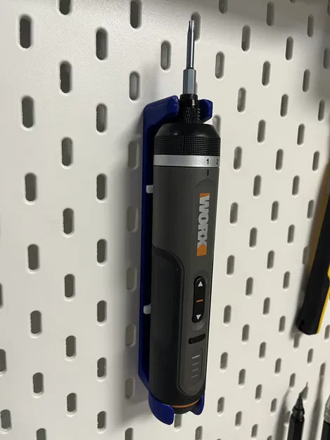 Giá treo máy vặn vít WORX WX242 cho bảng Skadis (Hệ thống T-Clip) - Image 6