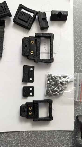 Bộ chốt gài tấm đáy Voron 2.4 kèm dụng cụ tạo lỗ - Image 2