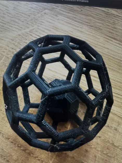 Mẫu in 3D đồ chơi bóng lục giác cho mèo cưng - Image 1