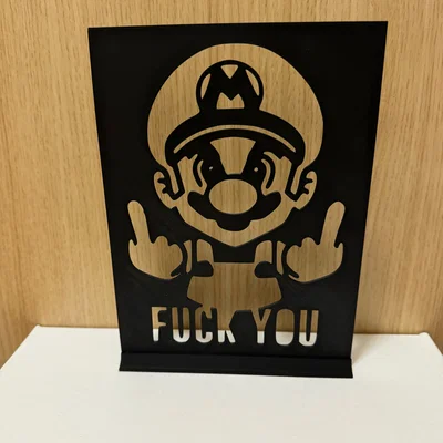 Mô hình trang trí Super Mario phá cách – File in 3D độc lạ