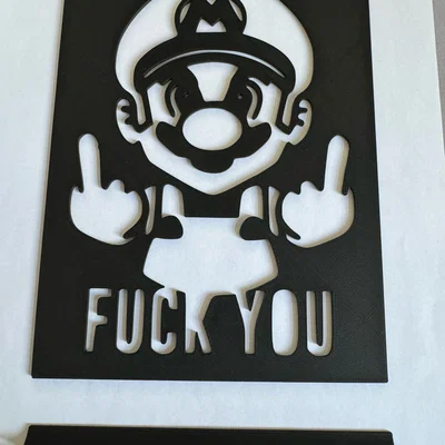 Mô hình trang trí Super Mario phá cách – File in 3D độc lạ