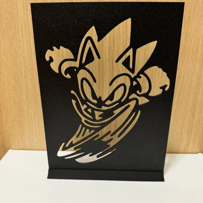 Bảng trang trí Sonic The Hedgehog 3D - Thiết kế độc đáo cho fan