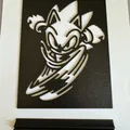 Bảng trang trí Sonic The Hedgehog 3D - Thiết kế độc đáo cho fan - Thumbnail 2