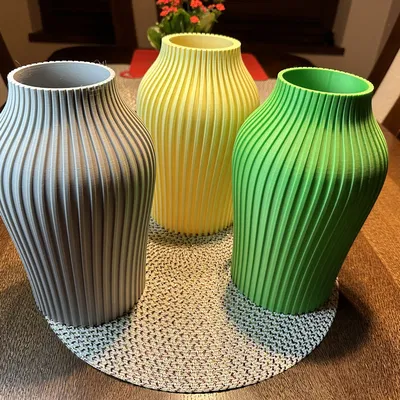 Mẫu bình hoa Vase no1 in 3D hiện đại, dễ dàng tùy chỉnh kích thước