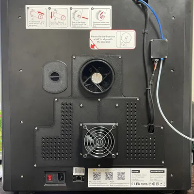 Bộ MOD tấm ốp lưng QIDI Tech X-Plus3 (hỗ trợ quạt 80mm, 120mm & ống xả)