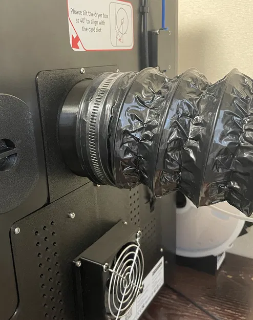 Bộ MOD tấm ốp lưng QIDI Tech X-Plus3 (hỗ trợ quạt 80mm, 120mm & ống xả) - Image 4