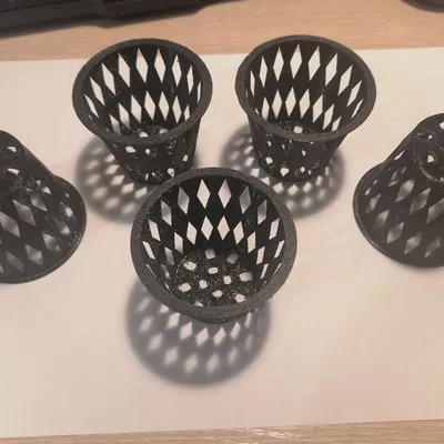 Rọ nhựa trồng cây thủy sinh 3D printing cho bể cá tiện lợi