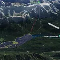 Mô hình địa hình 3D đỉnh núi Zugspitze và hồ Eibsee - Thumbnail 2