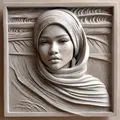 Mô hình phù điêu (bas-relief) nhân vật Chani - Thumbnail 2