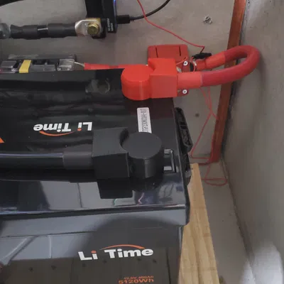 Nắp bảo vệ cực pin cho đai ốc lục giác M8 - Dành cho pin LiFePO4